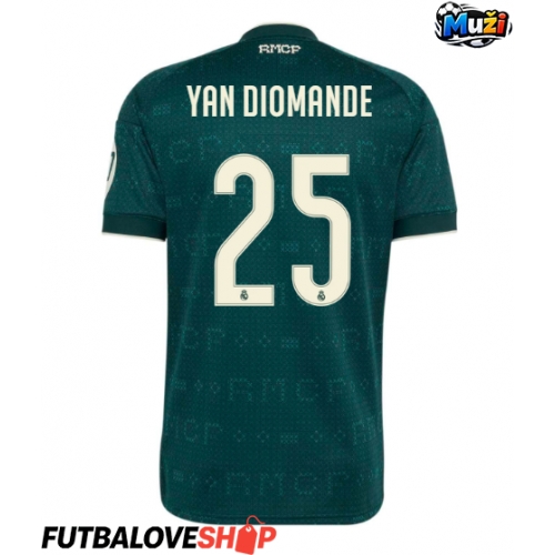 Dres Real Madrid Yan Diomande #25 Preč 2026-27 Krátky Rukáv